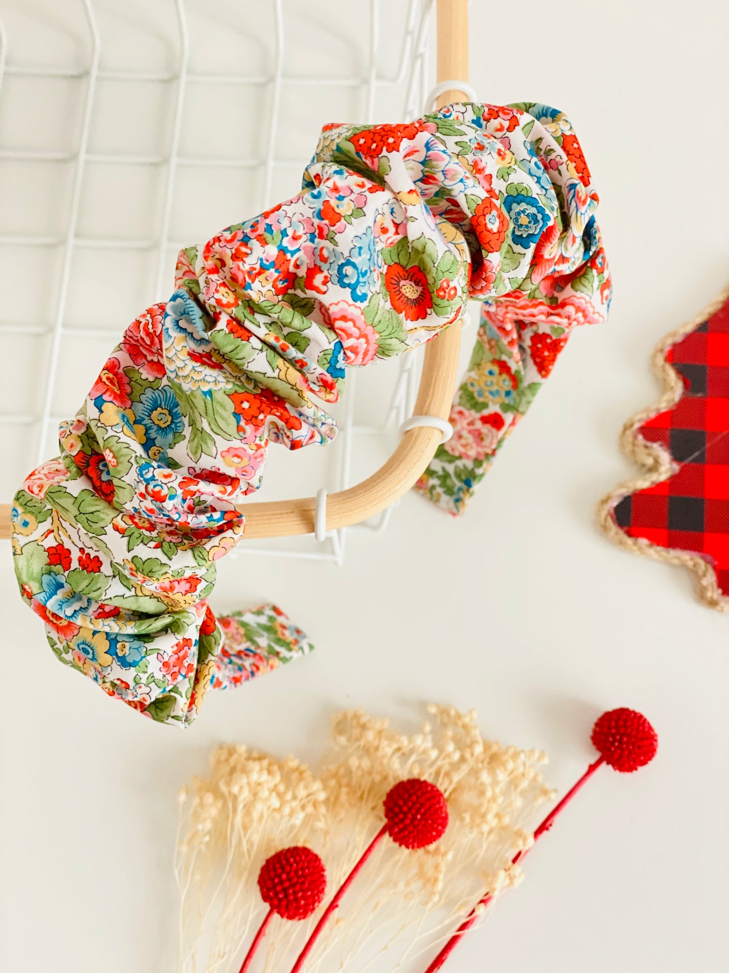 Diadema Scrunchie Liberty Verde