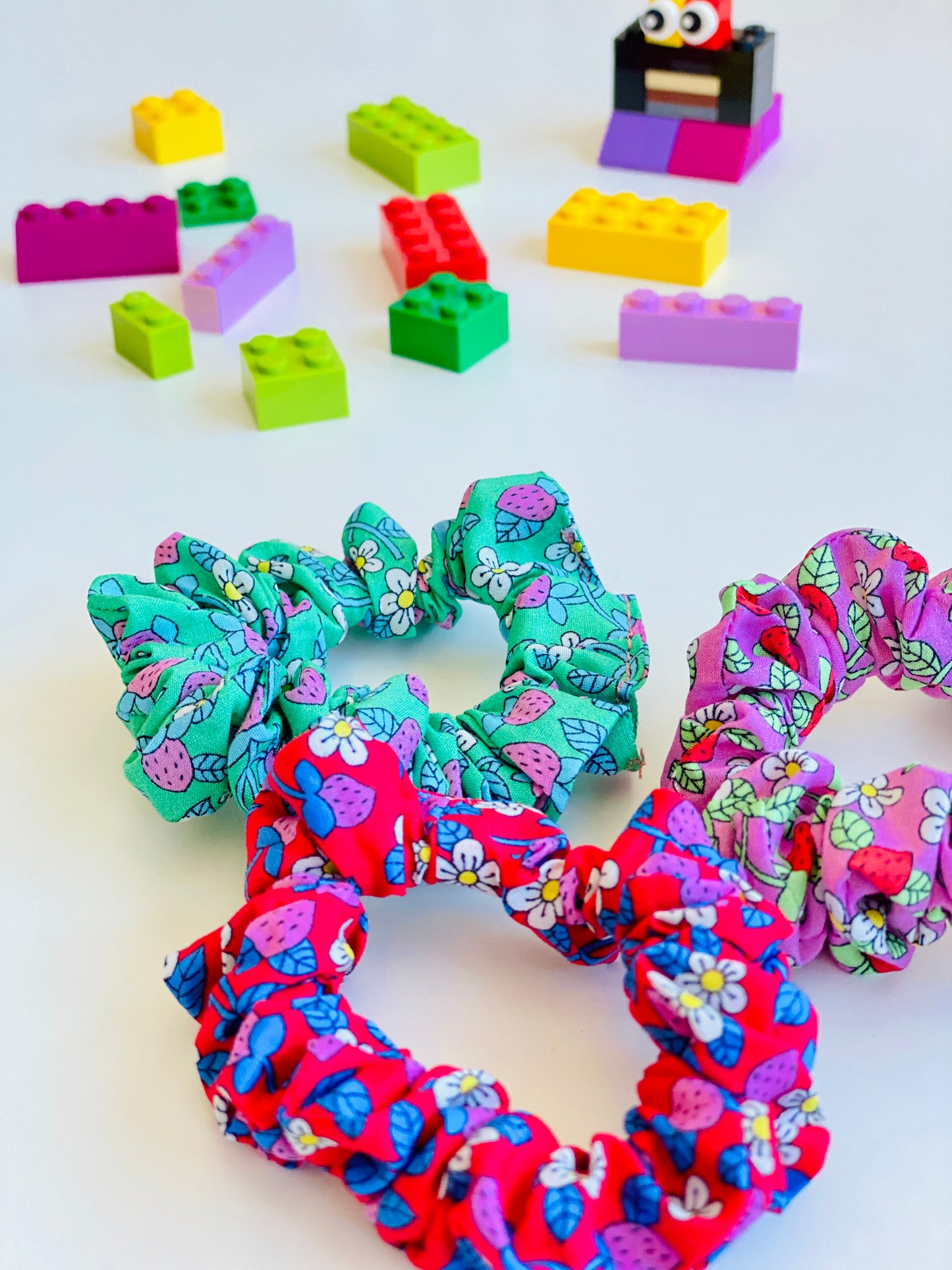 Pack Scrunchies Liberty Fresas