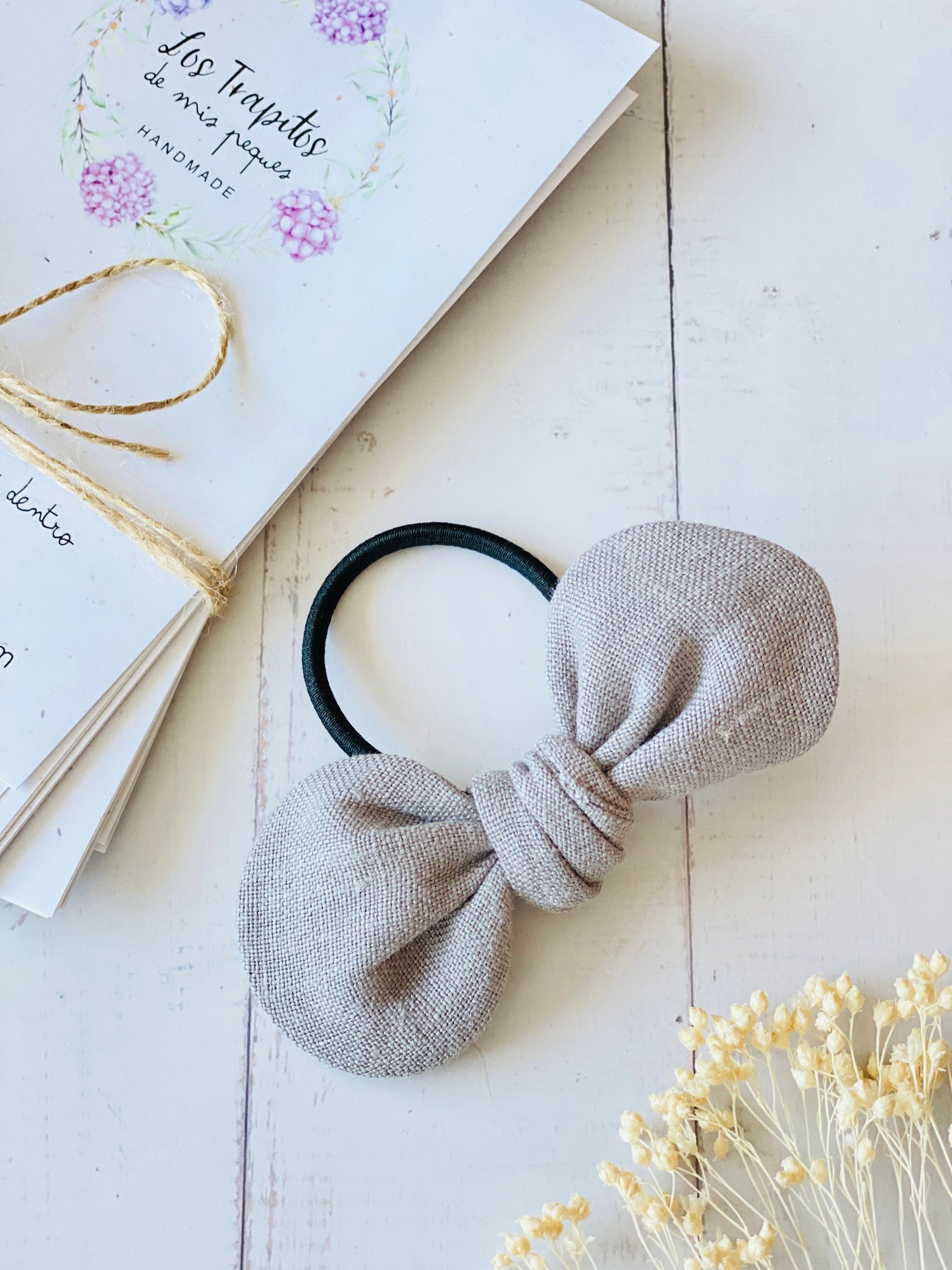 Coletero Redondo Lino Gris