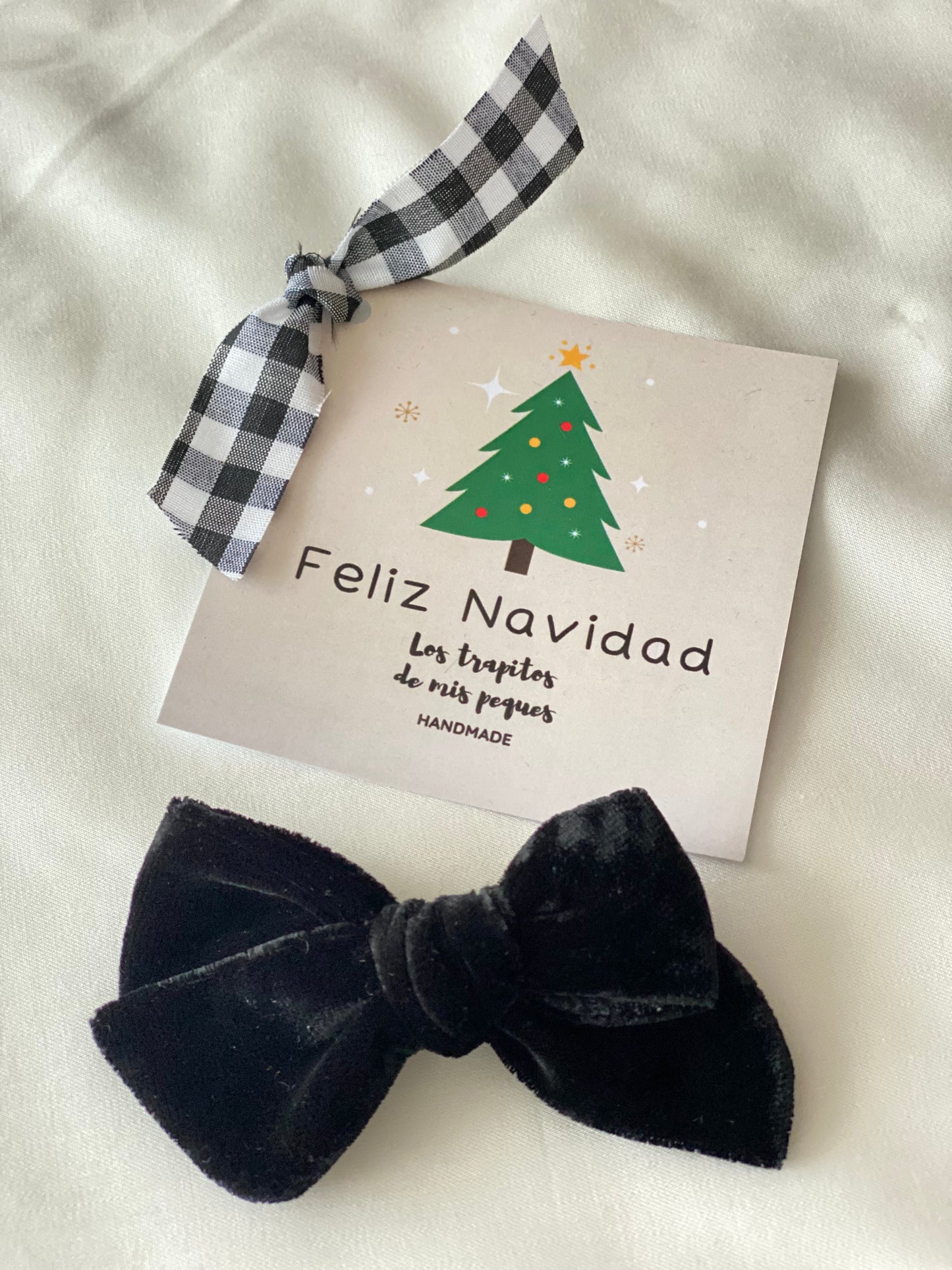 Lazo Nudo Terciopelo Negro