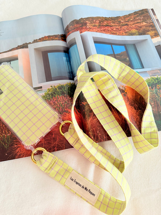 Conjunto Cuelga Movil Vichy Aguacate