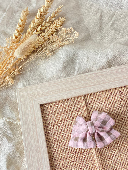 Lazo Vichy Rosa y Marrón
