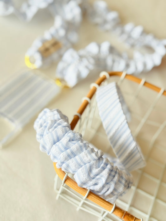 Diadema Scrunchie Bordada