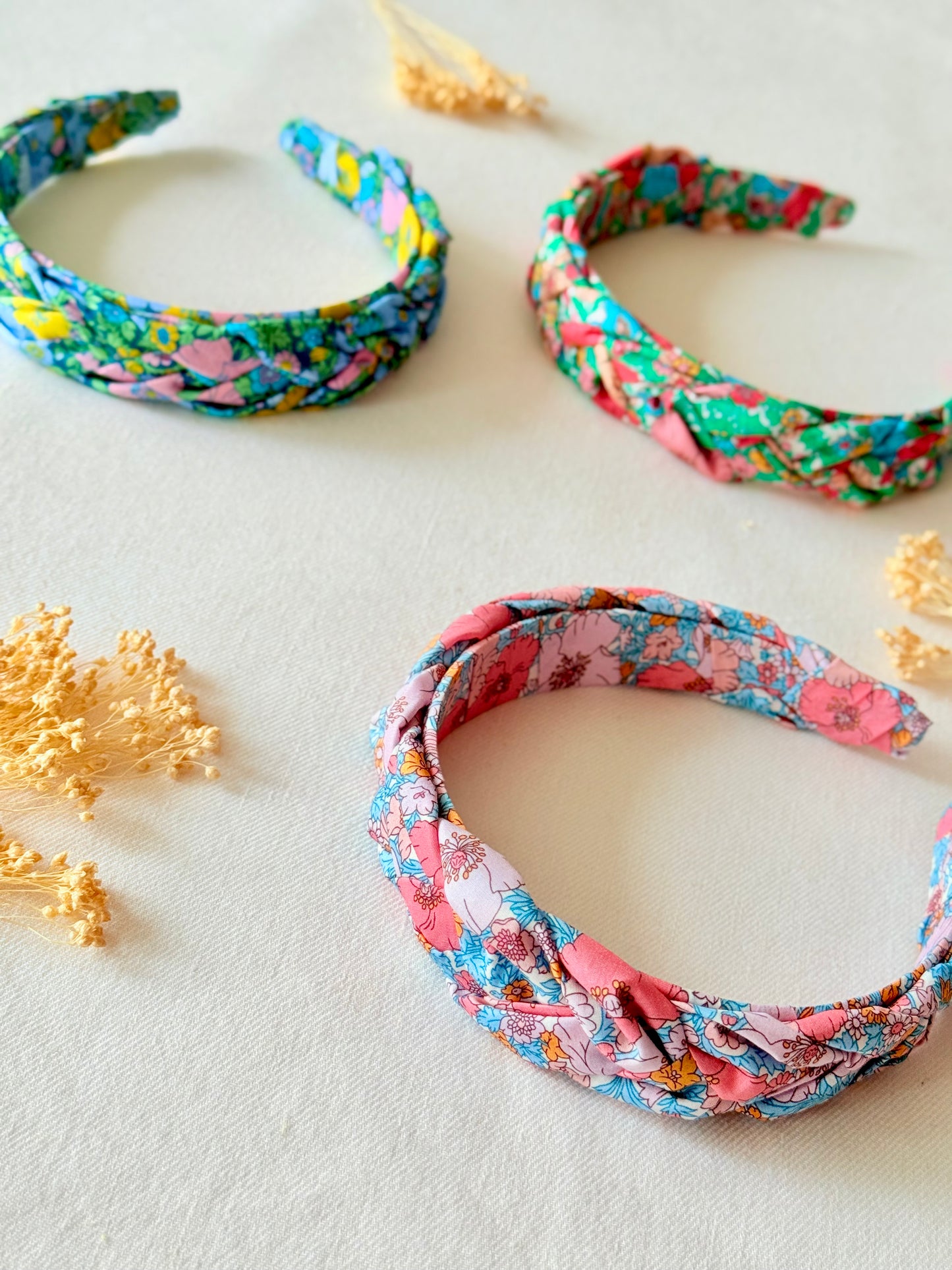 Diadema Trenza Liberty Toscana Azul