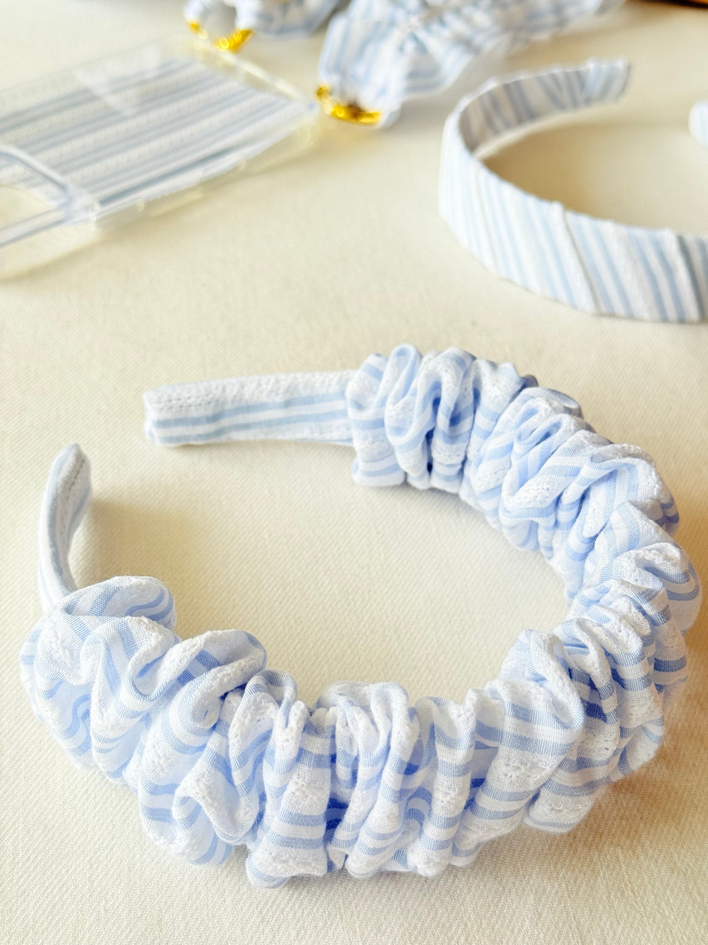Diadema Scrunchie Bordada