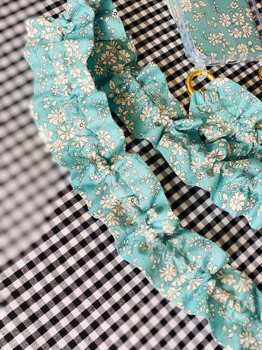 Conjunto Cuelga Movil Rizado Corto Liberty Dudley Turquesa