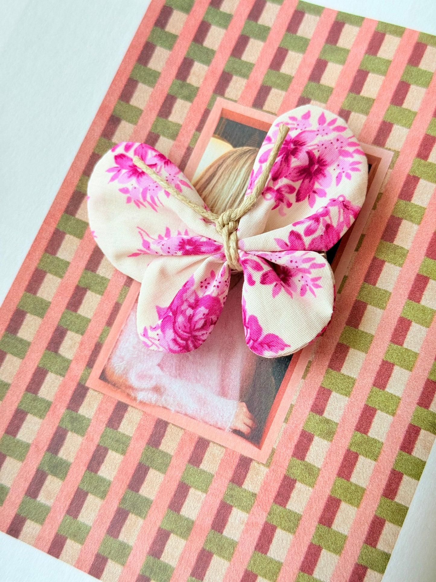 Mariposa Flores Fresa