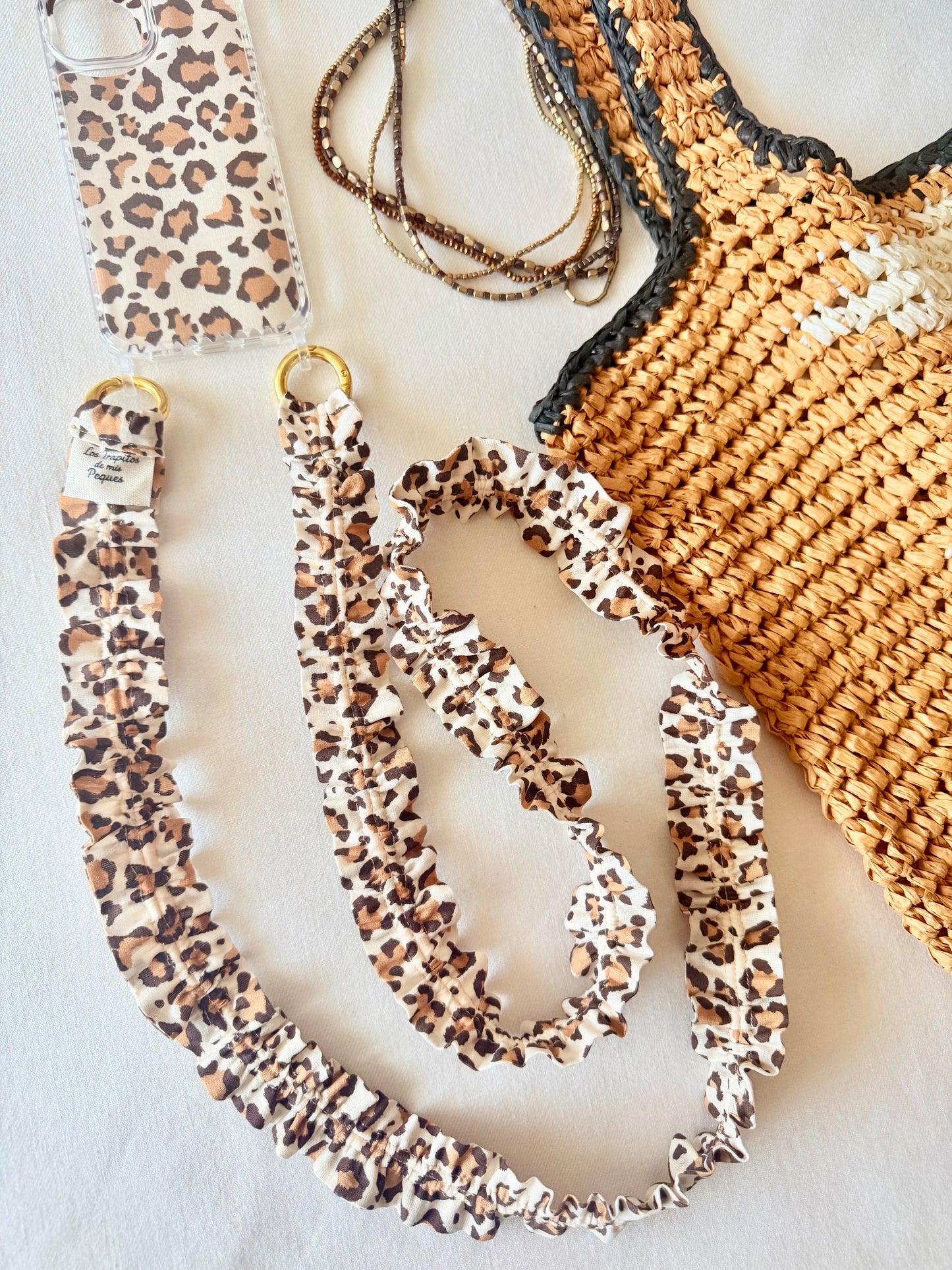 Conjunto Cuelga Móvil Rizado Leopardo