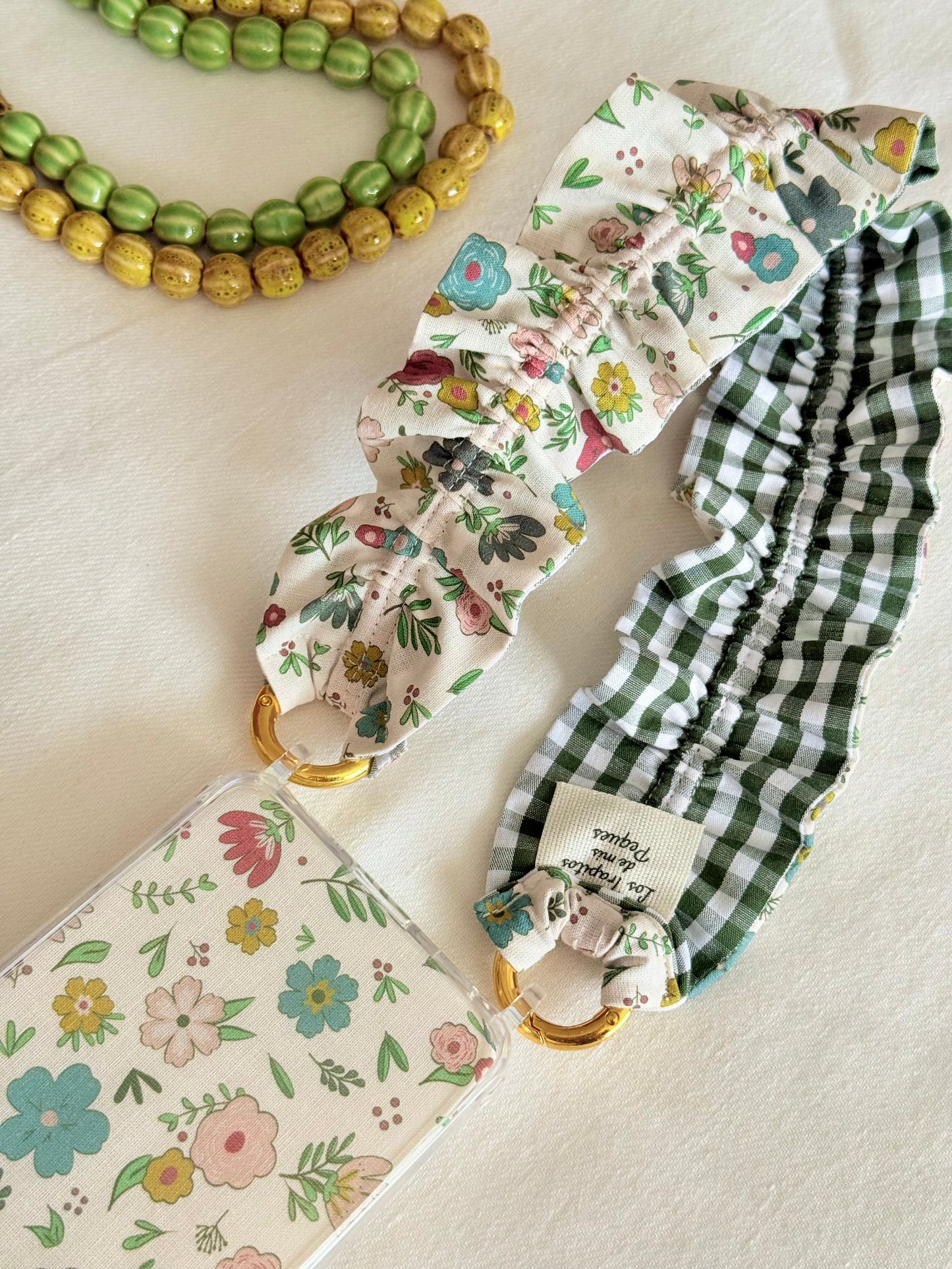 Conjunto Cuelga Movil Rizado Corto Leinster y Vichy