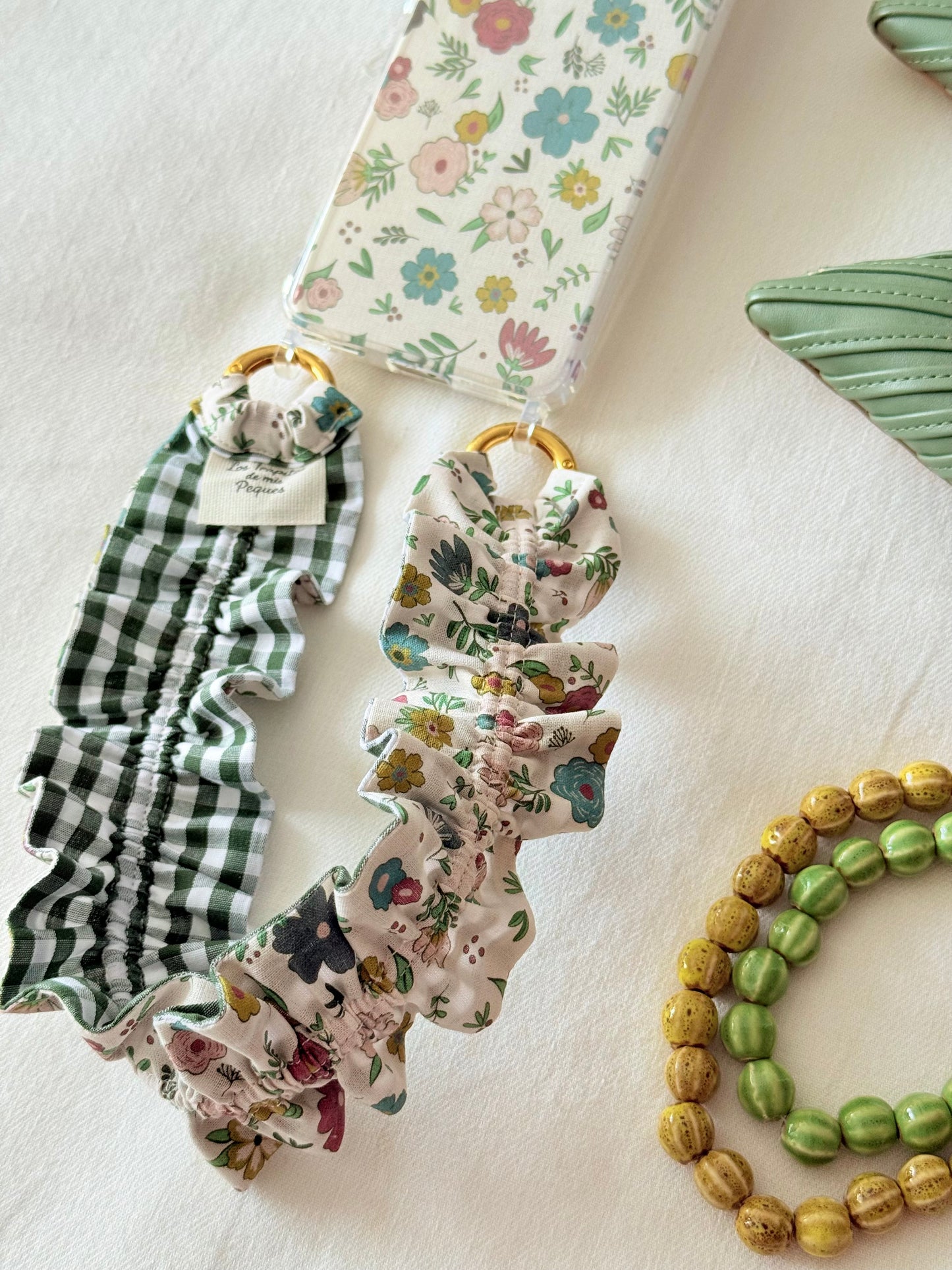 Conjunto Cuelga Movil Rizado Corto Leinster y Vichy