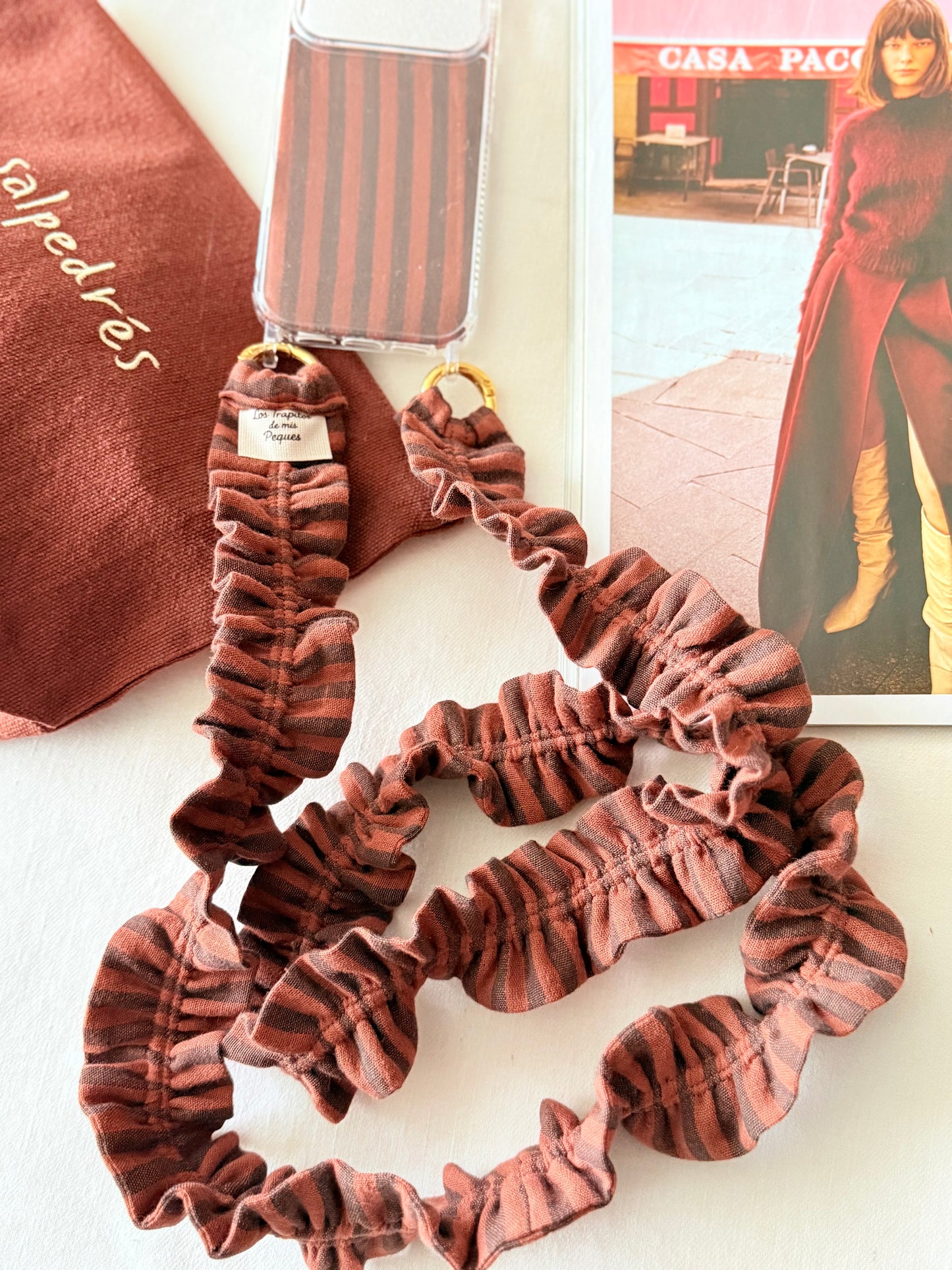 Conjunto Cuelga Movil Rayas Cobre