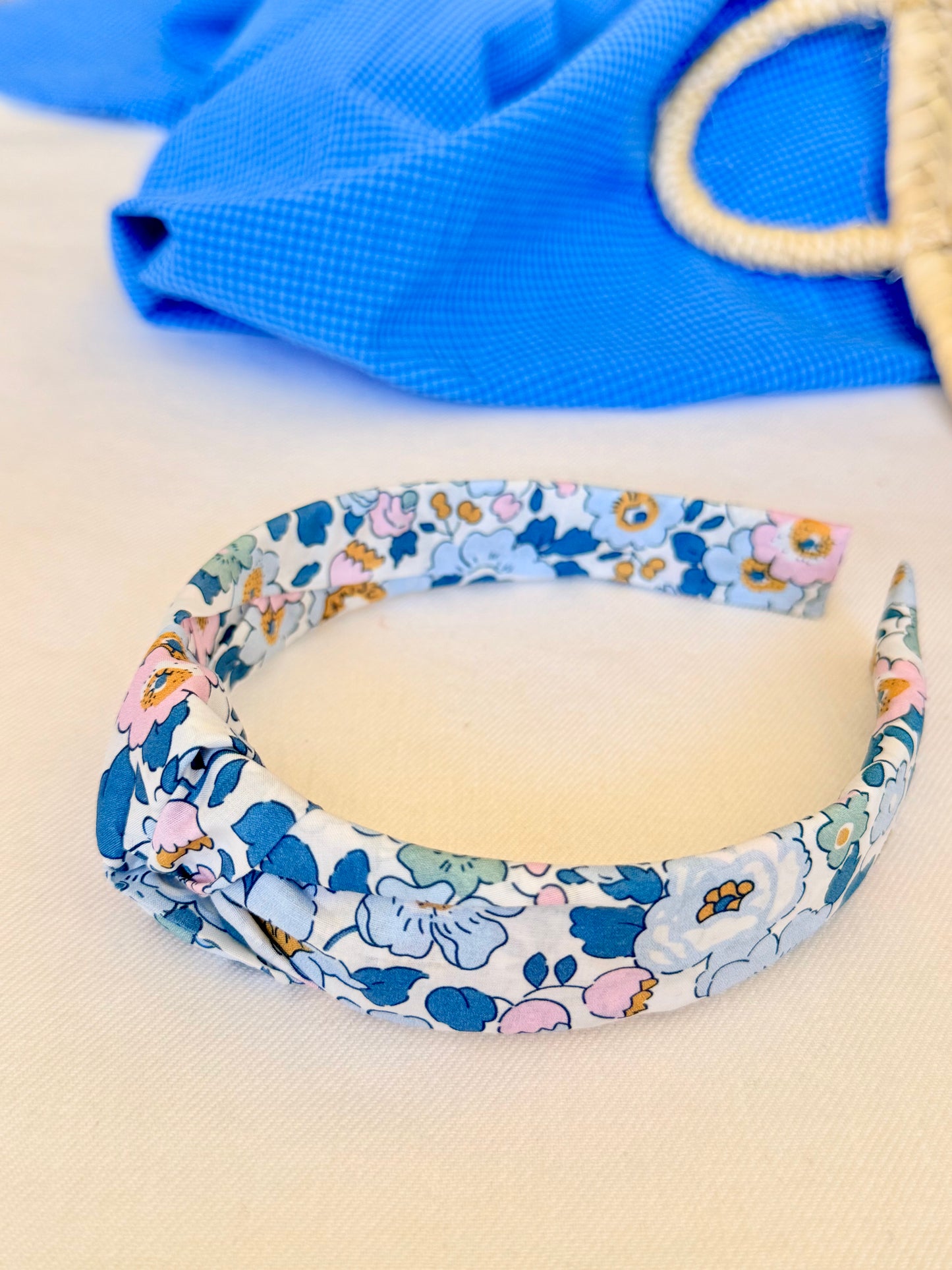 Diadema Nudo Liberty Betsy Azul Azafata