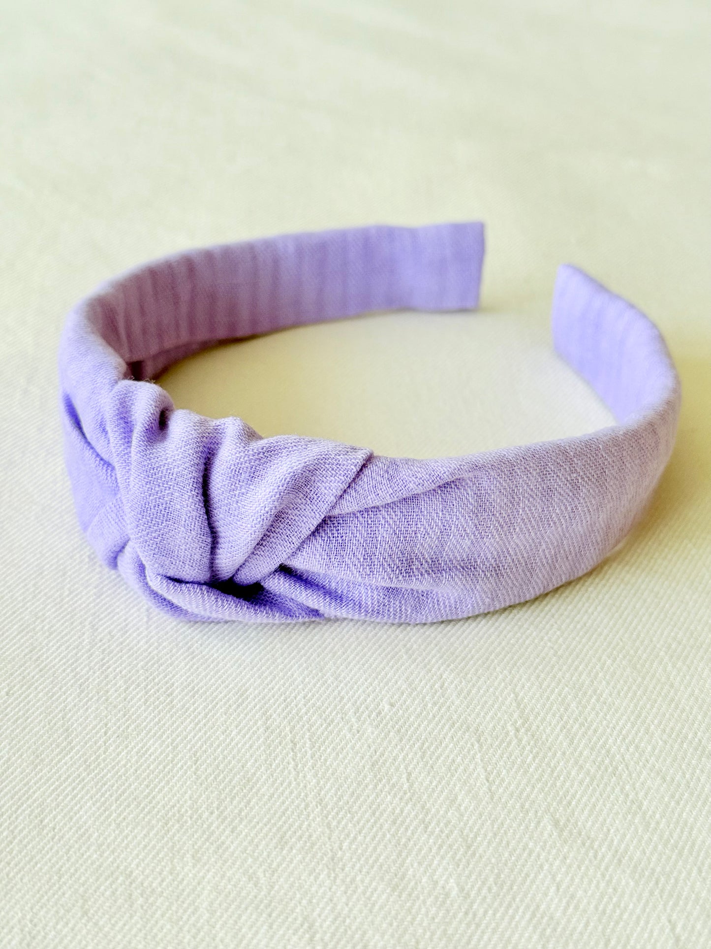 Diadema Nudo Bambula Malva