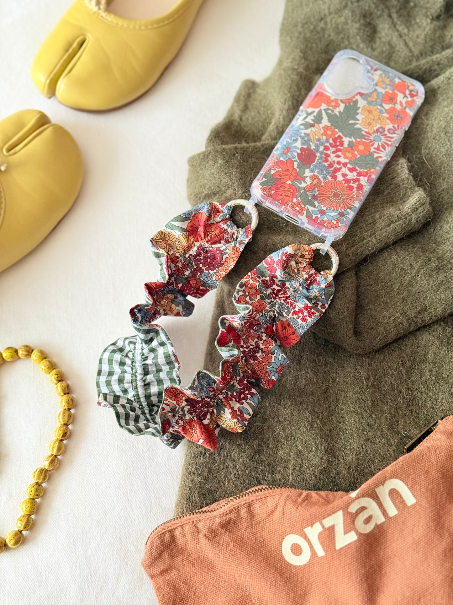 Conjunto Cuelga Movil Rizado Corto Liberty Bloom y Vichy