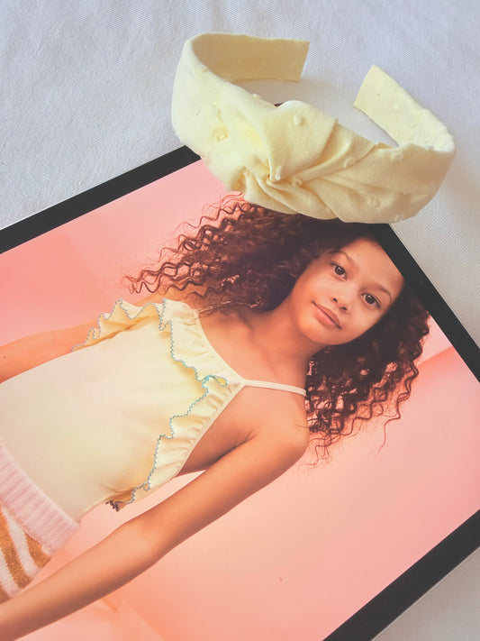 Diadema Nudo  Plumeti Limonada