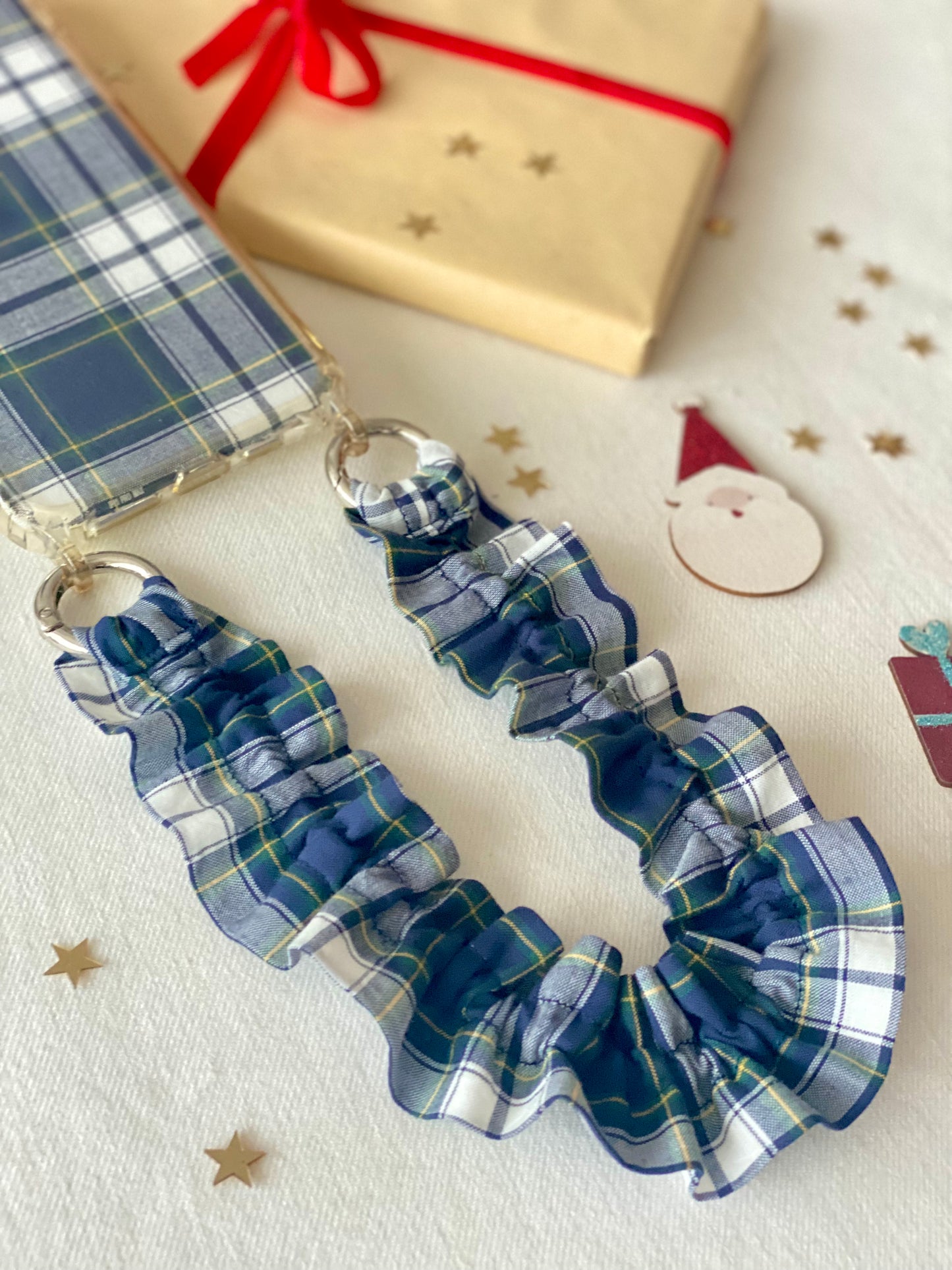 Conjunto Cuelga Movil Tartan Rizado