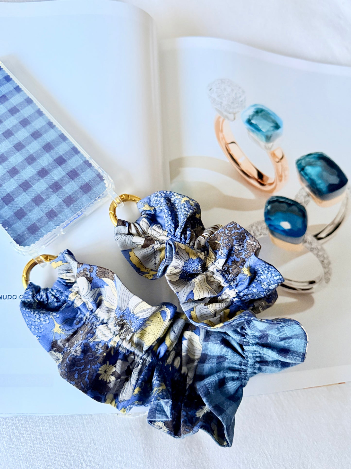 Conjunto Cuelga Movil Rizado Corto Liberty Módena y Vichy