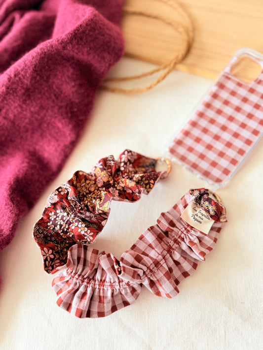 Conjunto Cuelga Movil Rizado Corto Liberty Warren y Vichy Madera ( Funda Vichy)