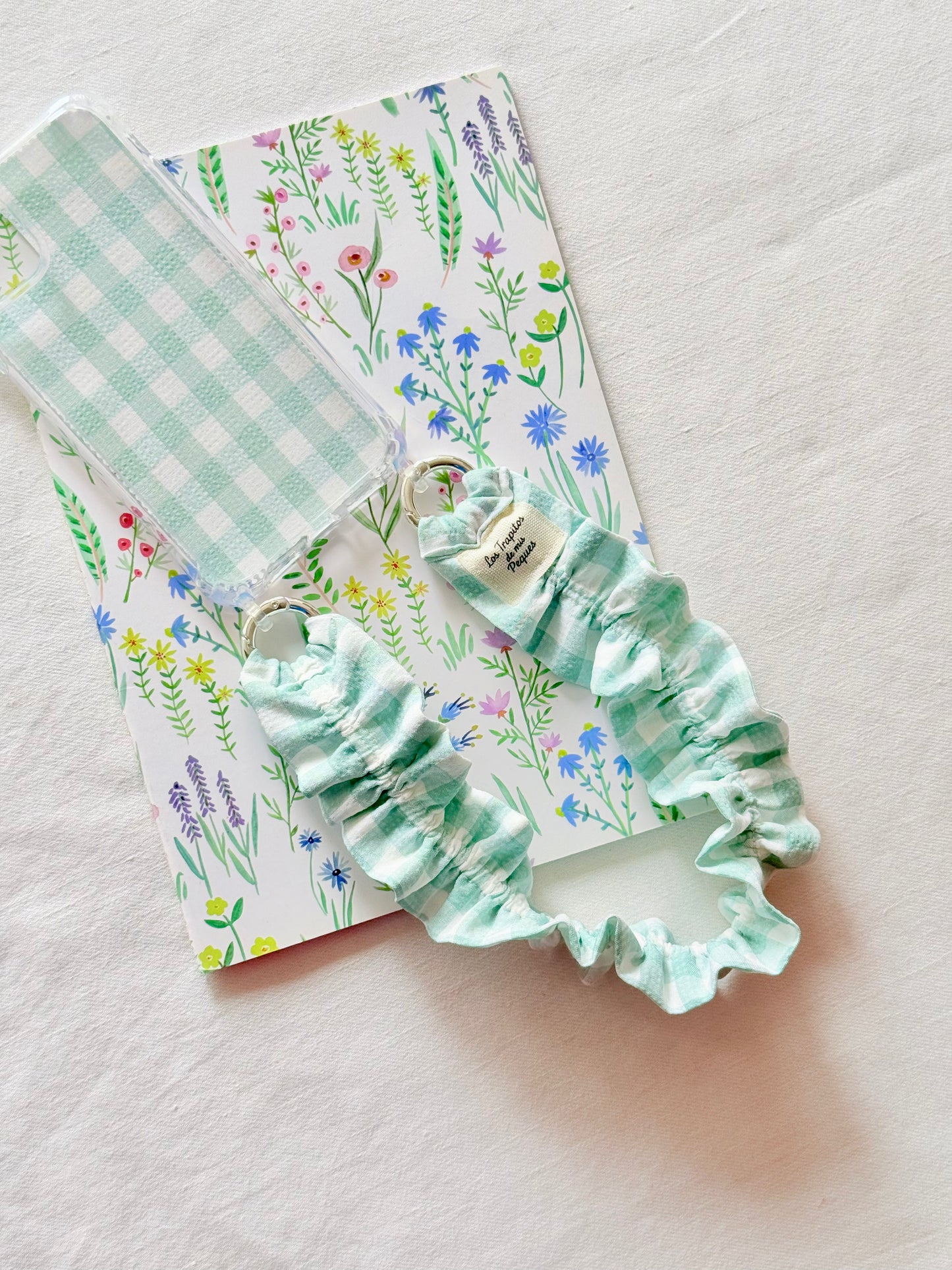 Conjunto Cuelga Corto Movil Vichy Menta