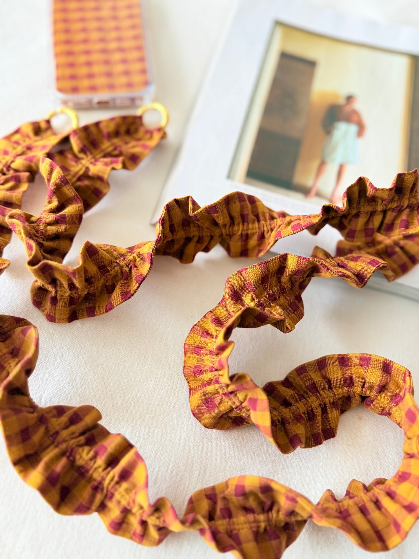 Conjunto Cuelga Movil Vichy Bronce