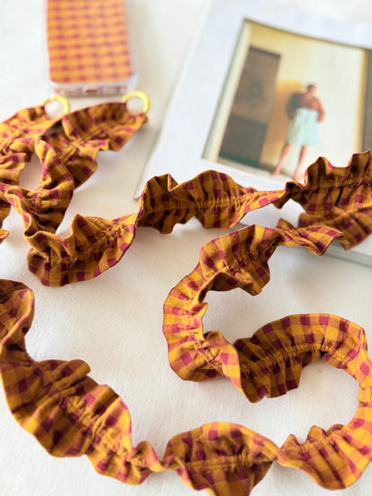 Conjunto Cuelga Movil Vichy Bronce