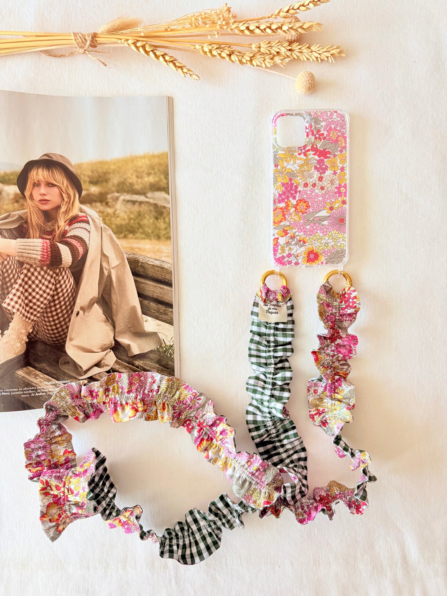 Conjunto Cuelga Movil Rizado Liberty Corfe y Vichy