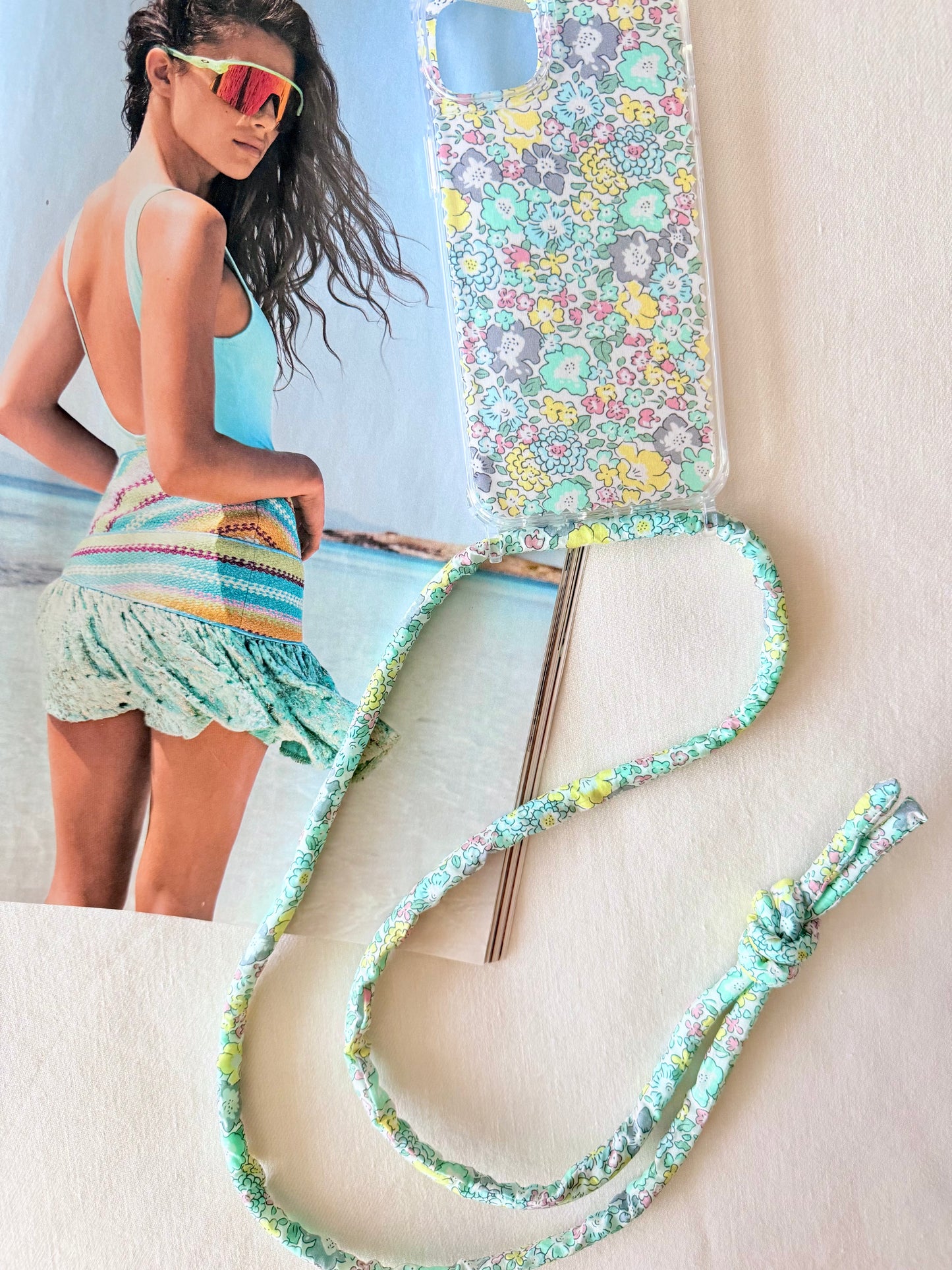 Conjunto Cuelga Movil Cordón Liberty Michelle Verde