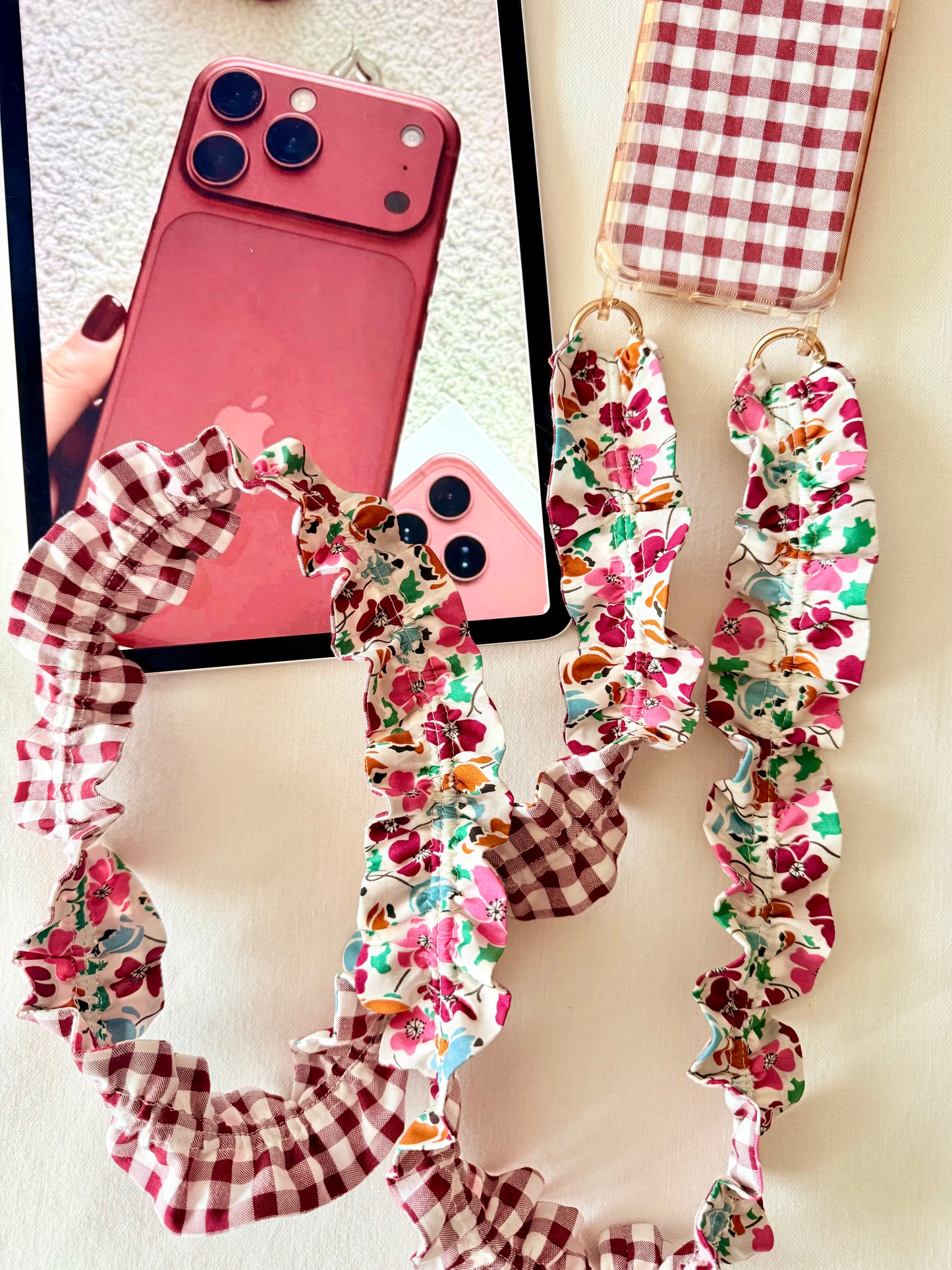 Conjunto Cuelga Móvil Rizado Liberty Trento y Vichy