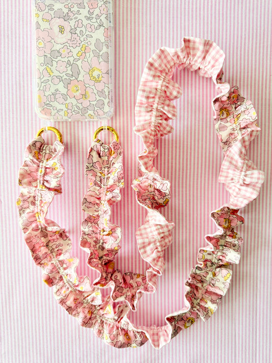 Conjunto Cuelga Móvil Liberty Betsy Rosa y Vichy