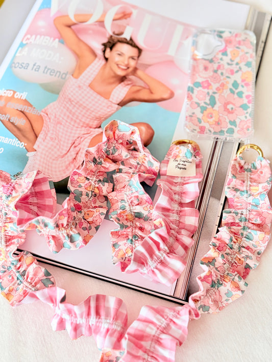 Conjunto Cuelga Movil Liberty Amelie y Vichy