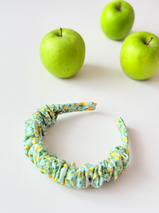 Diadema Scrunchie Estrecha Manzanas