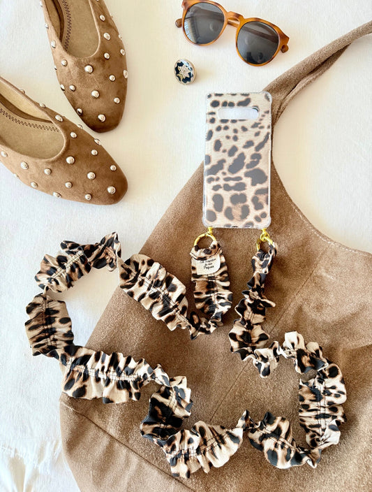 Conjunto Cuelga Movil Rizado Leopardo