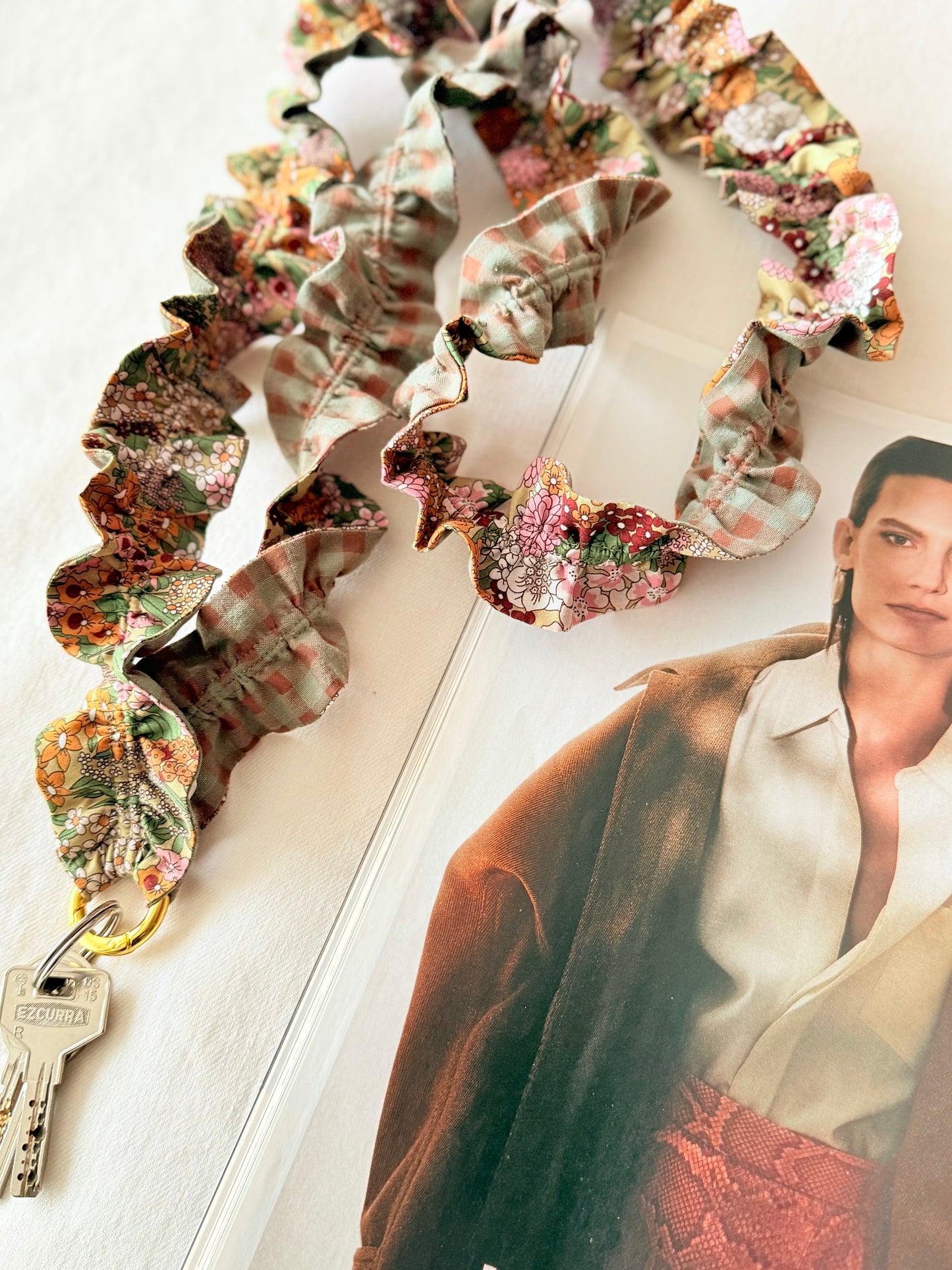 Cuelga Llaves / Landyards Rizado Liberty Kynance y Vichy