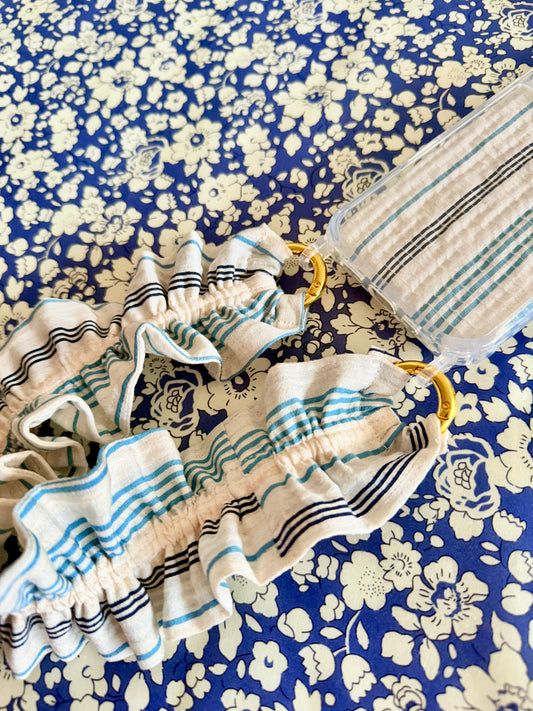 Blue Striped Mobile Hanging Set