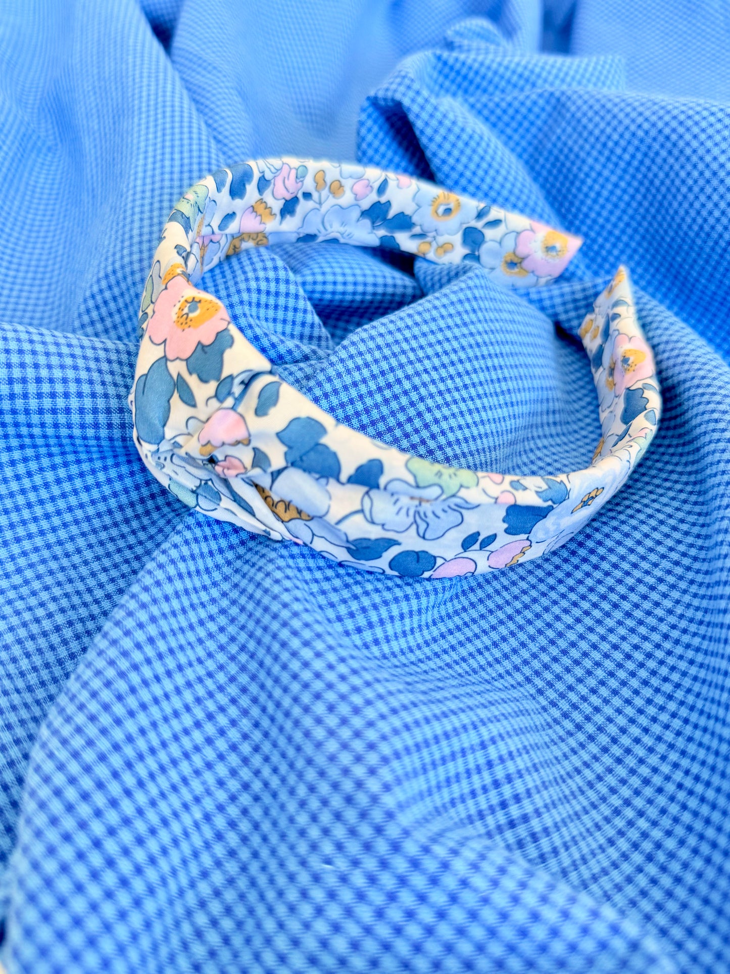 Diadema Nudo Liberty Betsy Azul Azafata