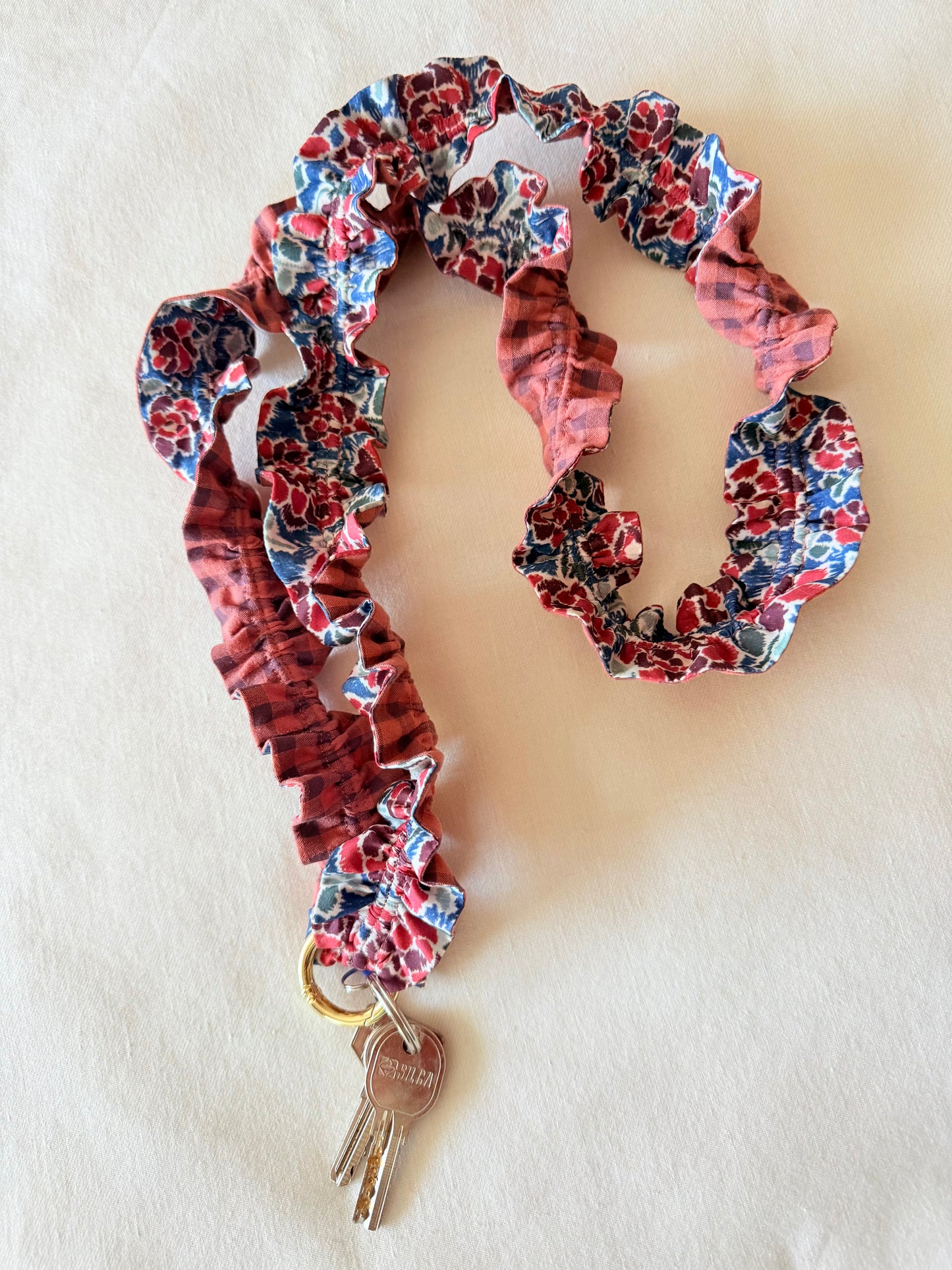 Cuelga Llaves / Landyards Rizado Liberty Bibury y Vichy