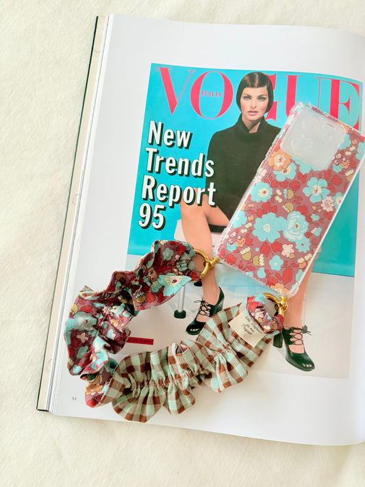 Conjunto Cuelga Movil Rizado Corto Liberty Giverny y Vichy