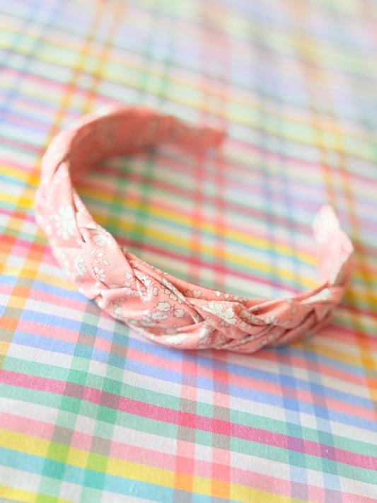 Diadema Trenza Liberty Tanna Rosa