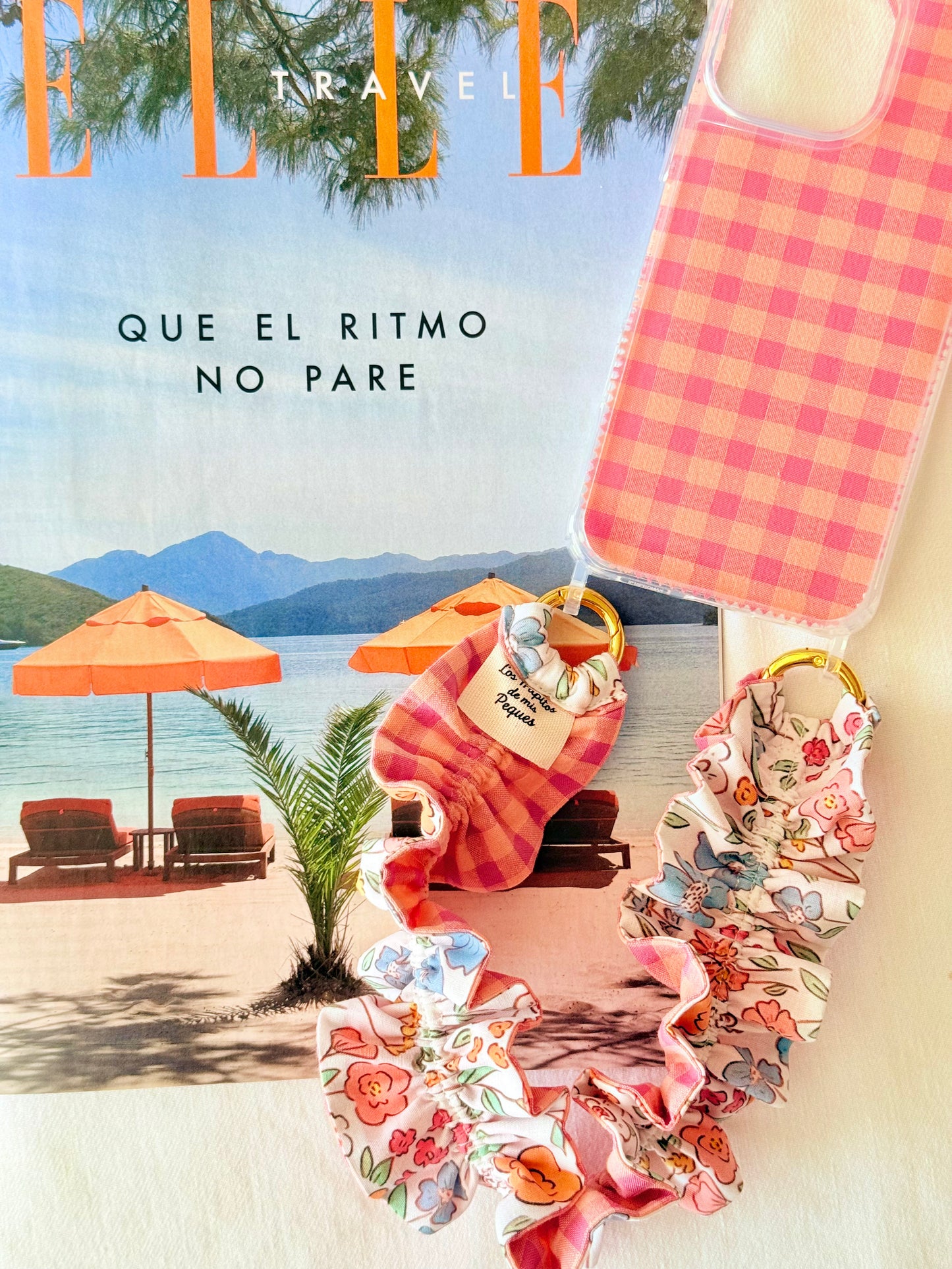 Conjunto Cuelga Movil Rizado Corto Rayas Matisse y Vichy (funda Vichy)