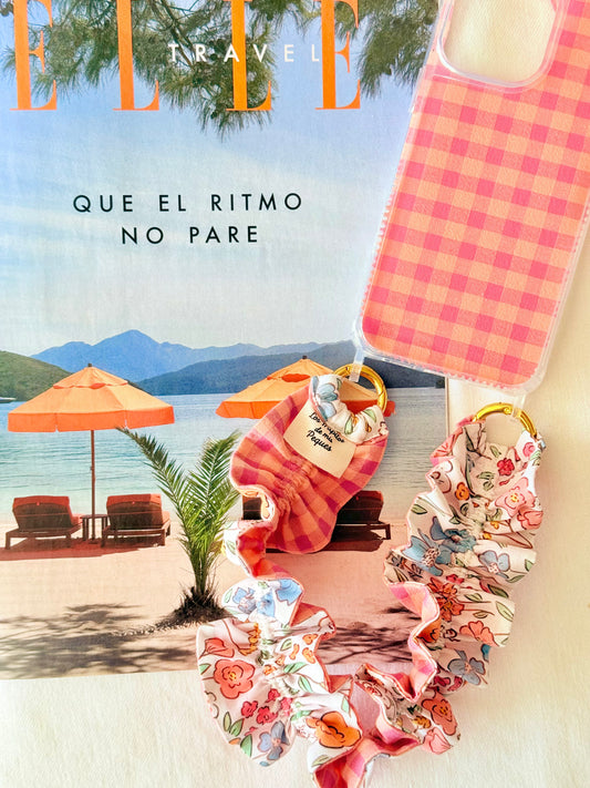 Conjunto Cuelga Movil Rizado Corto Rayas Matisse y Vichy (funda Vichy)