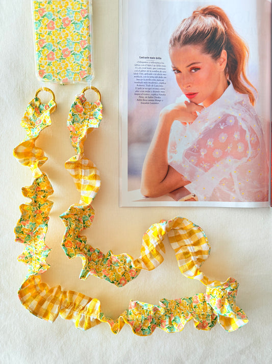 Conjunto Cuelga Movil Liberty Lemon y Vichy