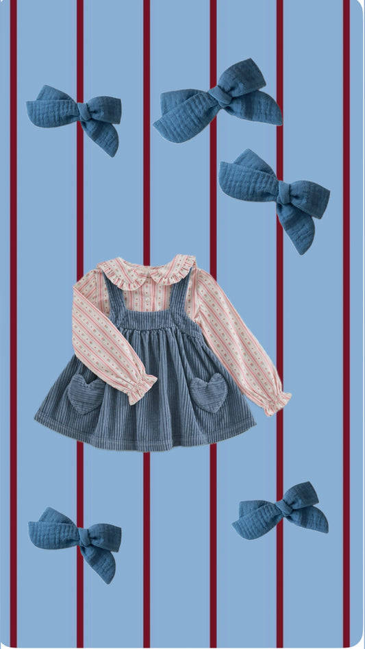 Lazo Nudo Bambula Azul Francia