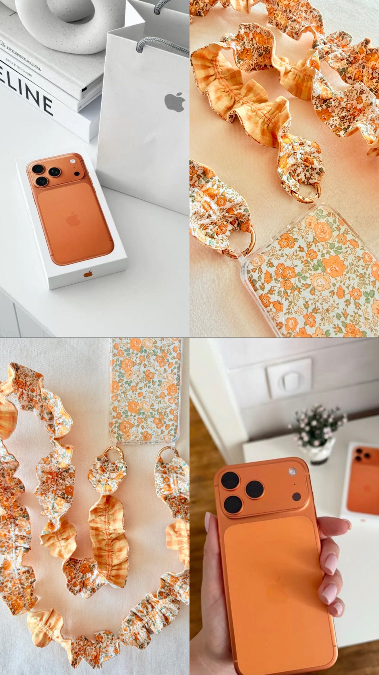 Conjunto Cuelga Movil Margutta y Vichy ( Funda Flores)