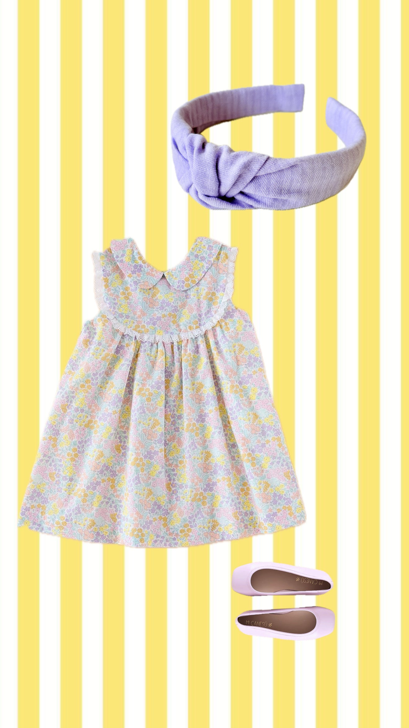 Diadema Nudo Bambula Malva