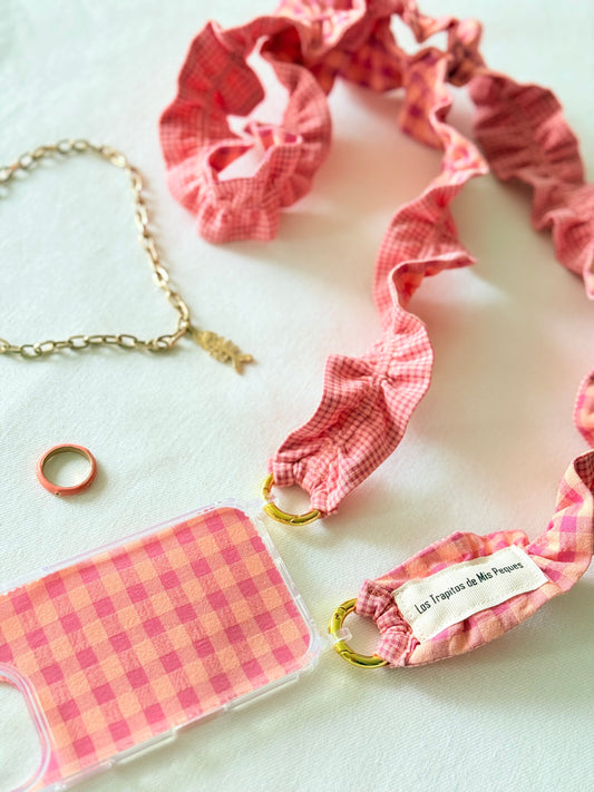 Conjunto Cuelga Móvil Vichy Orquídea