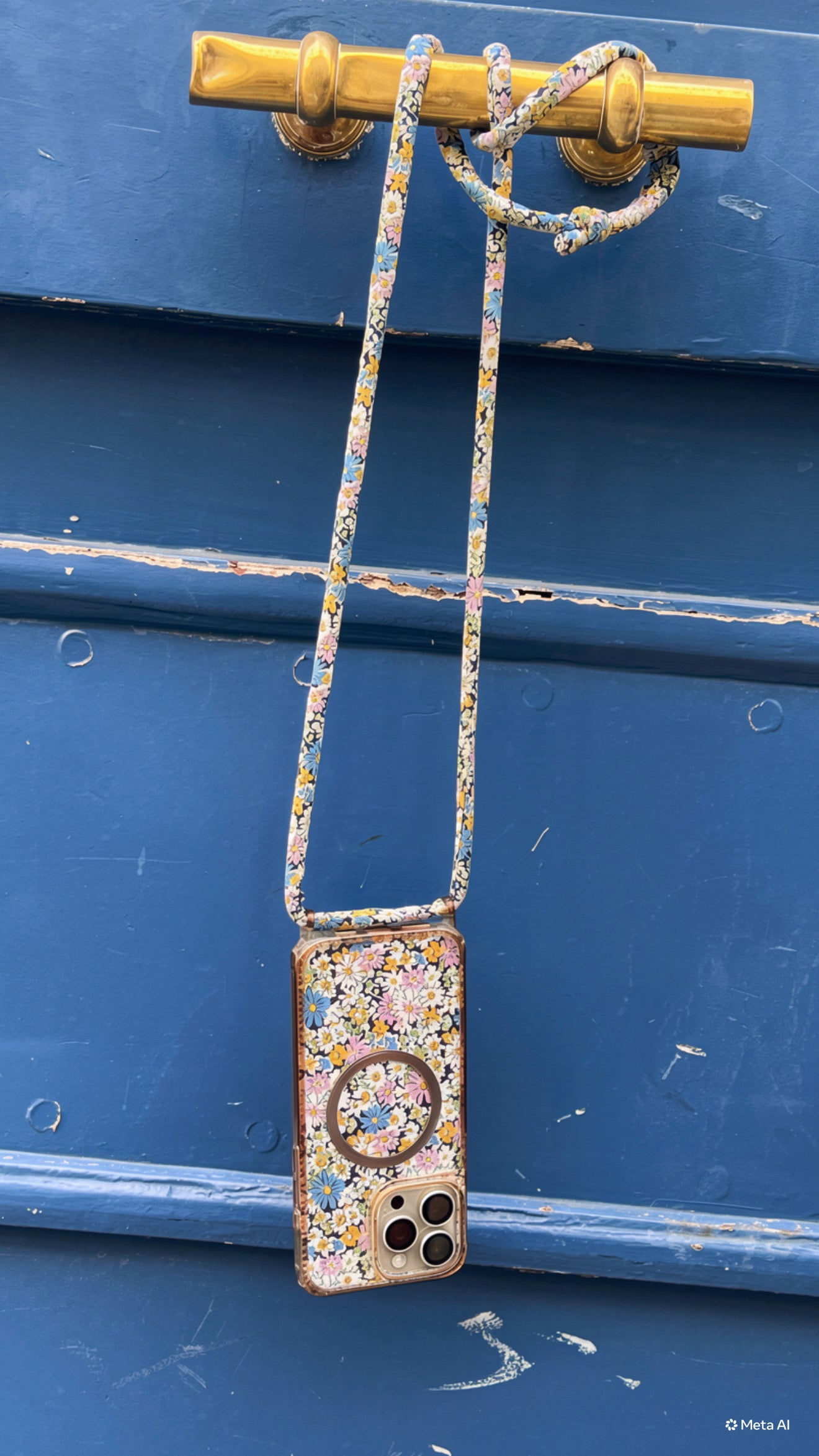 Mobile Phone Charm Set Liberty Marguerite Cord