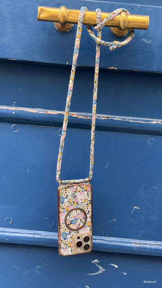 Mobile Phone Charm Set Liberty Marguerite Cord