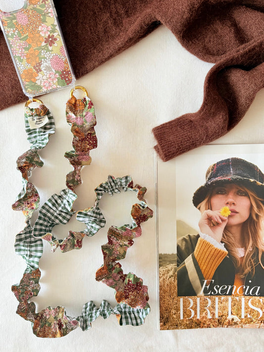 Ruffled Liberty Kynance and Gingham Mobile Hanger Set