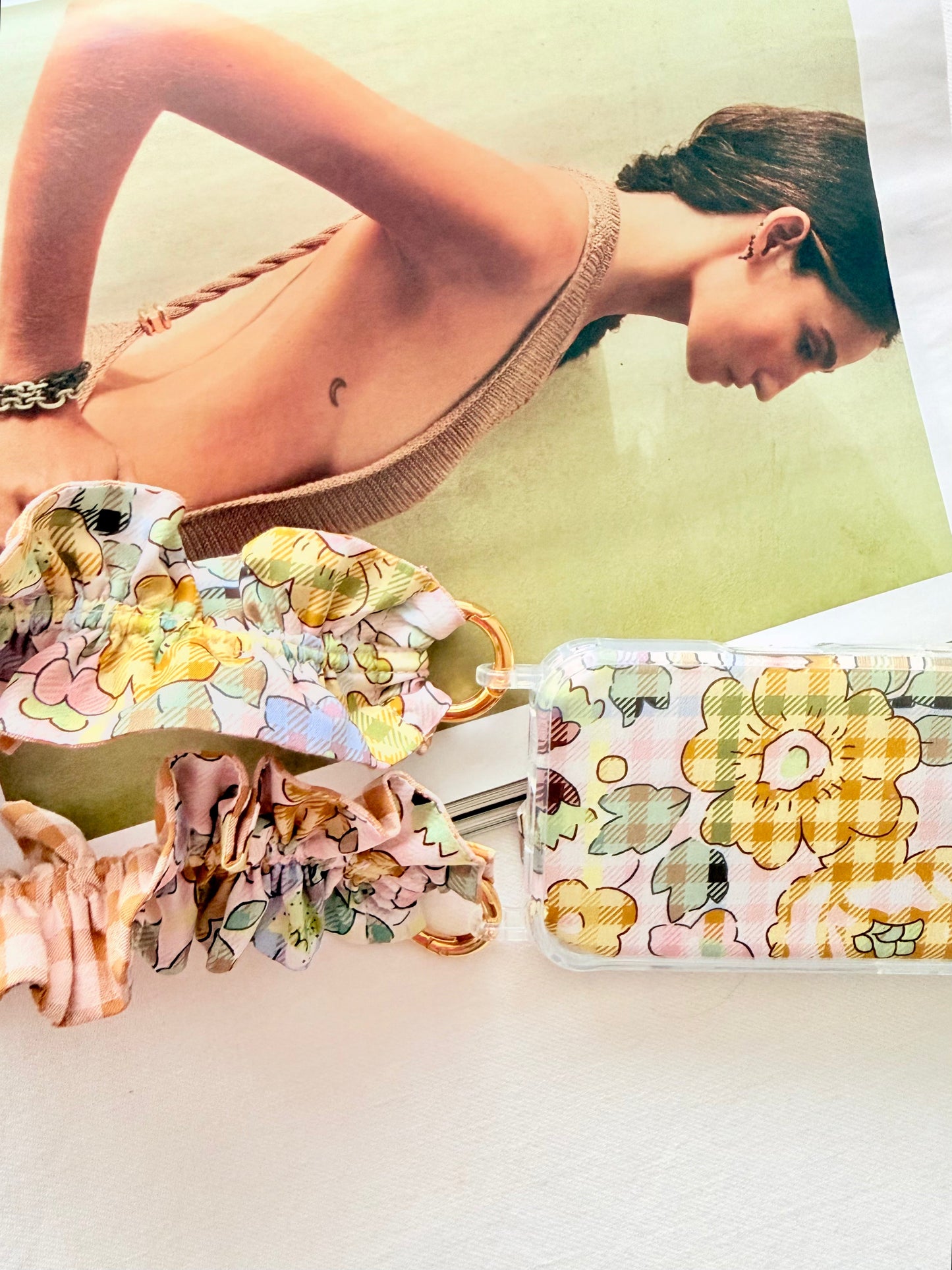 Conjunto Cuelga Movil Liberty Madeleine y Vichy