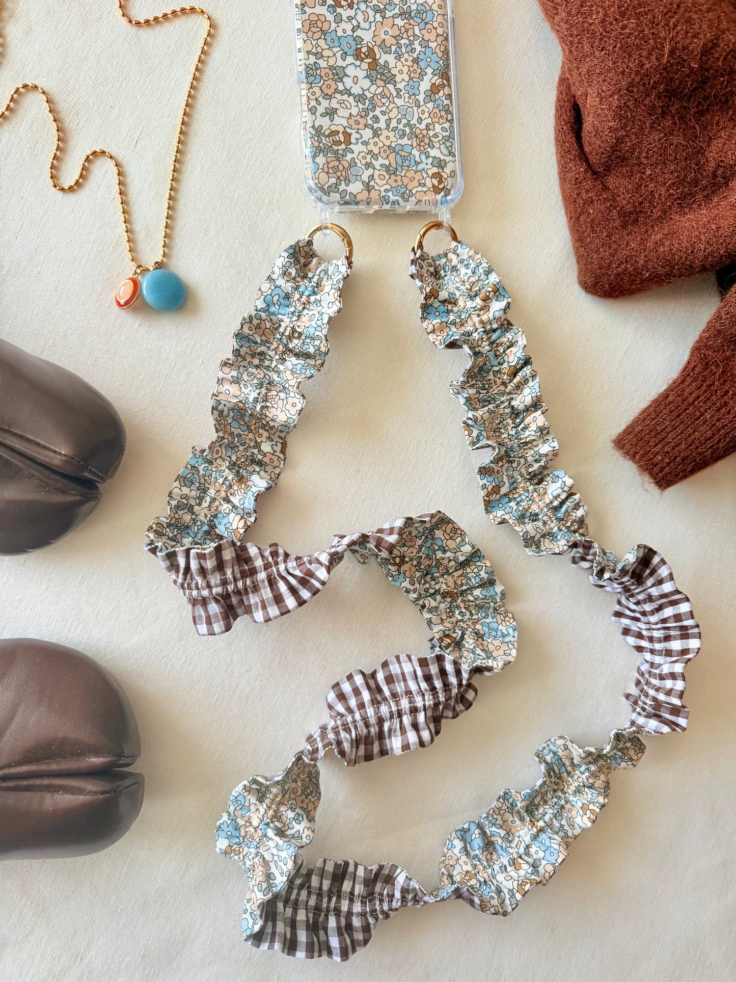 Conjunto Cuelga Móvil Rizado Liberty Cottage Vichy
